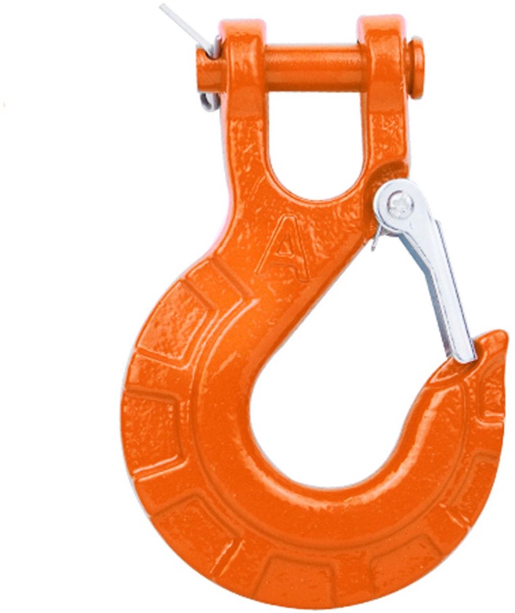 Winch Hook 3/8 inch - Heavy Duty GeForgeerde Staal met Veiligheidsboltsluiting - Max 100kg