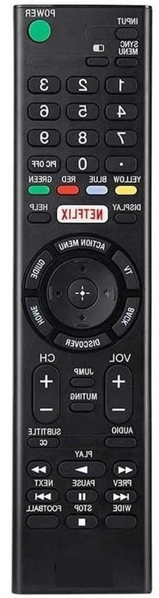 Universele Afstandsbediening - TV Bediening - Smart TV Bediening - Met Netflix Knoppen - 1 x 1 x 1 cm