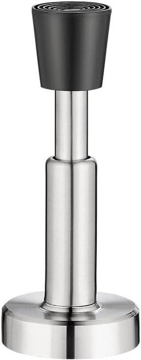 Deurstopper - Deurdemper Muurbeschermer - Dichtslagen Voorkomen - Hydraulische Damping - Zelfklevend - Zilver