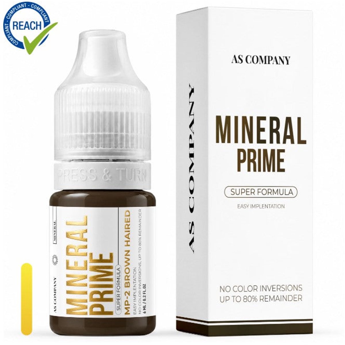 ASCompany MP2 Brown Haired 6 ml – Mineral Brow Pigment