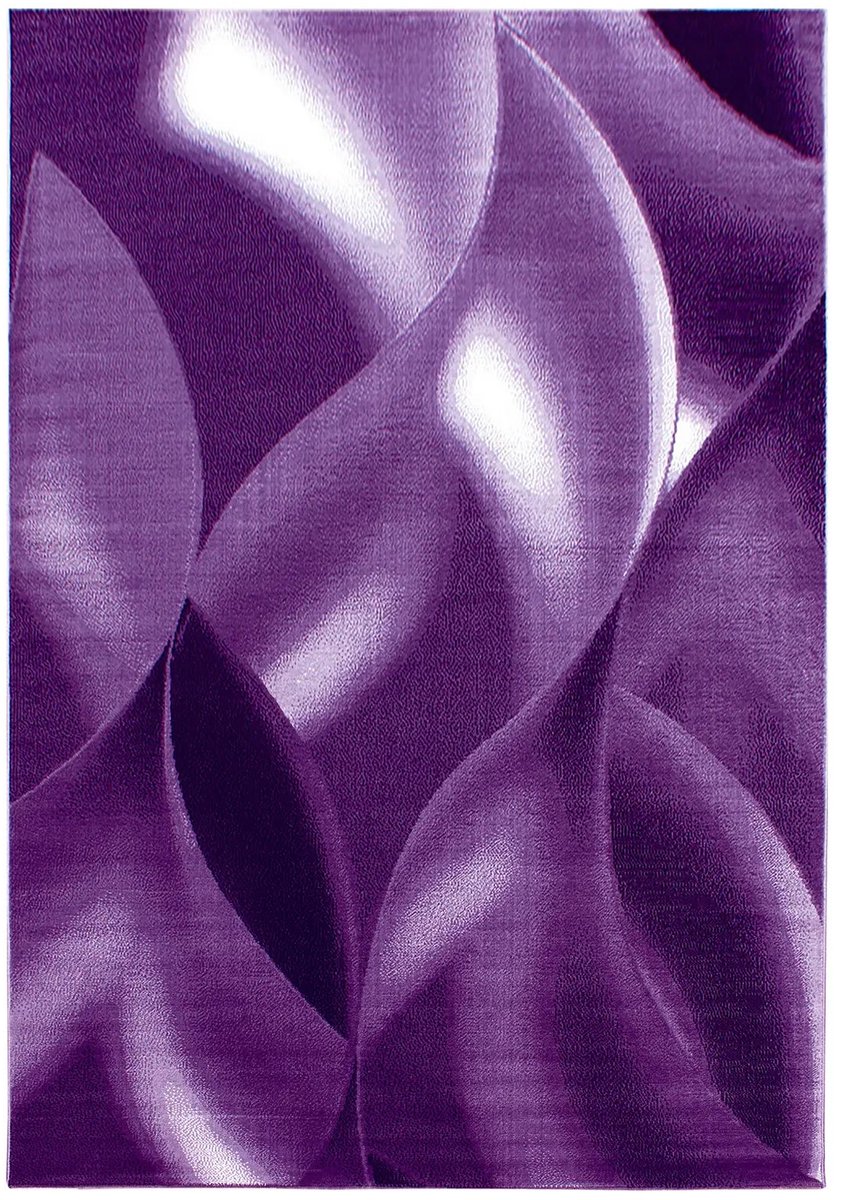 Dutch XXL Modern Vloerkleed | Tapijt | Plus | Golven | Lichtpaars | 80x150 cm