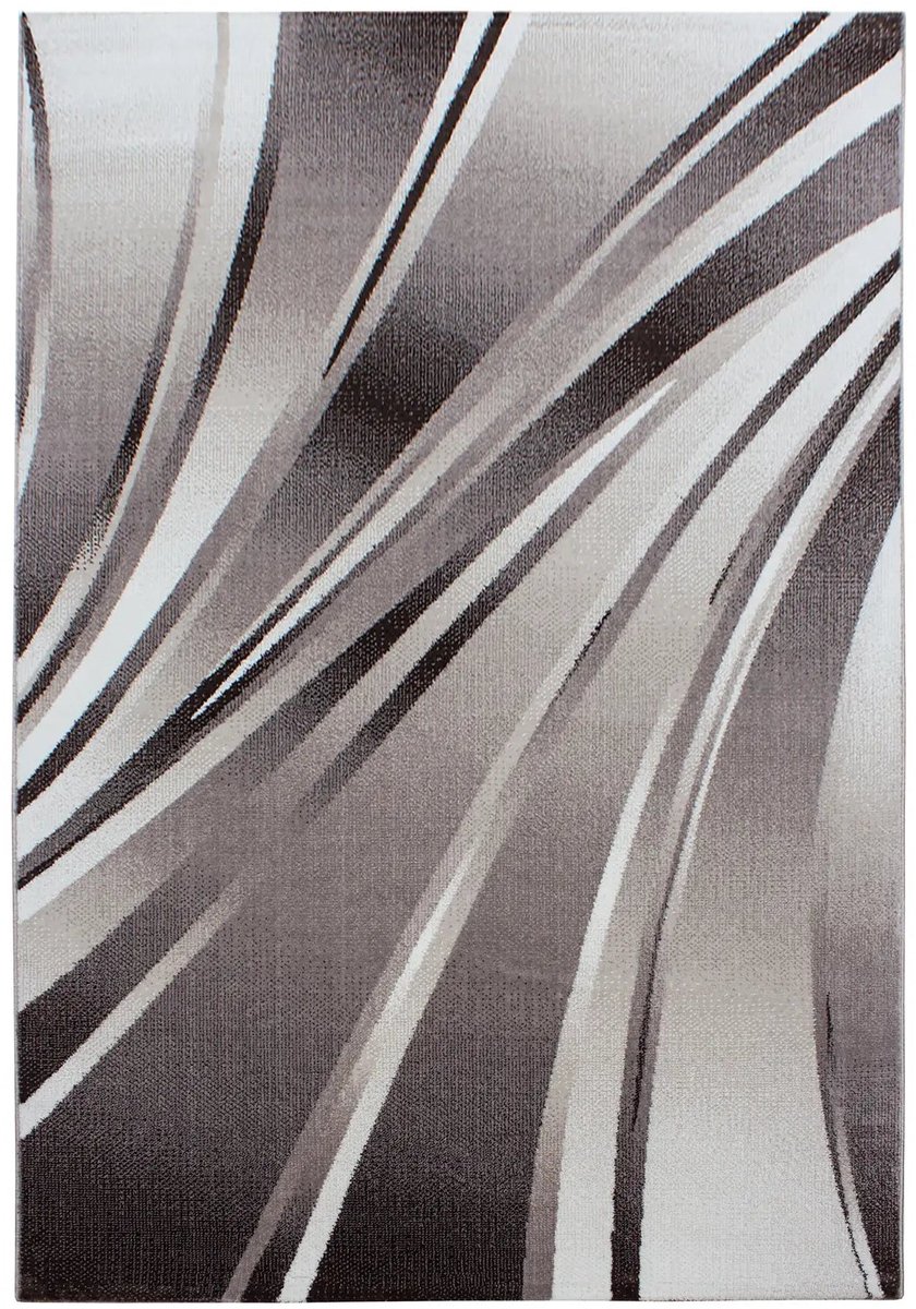 Dutch XXL Modern Vloerkleed | Tapijt | Parma | Strepen | Bruin | 120x170 cm