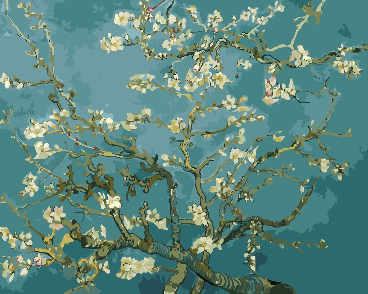 Verf op Nummer Kit - Van Gogh - 40x50 cm