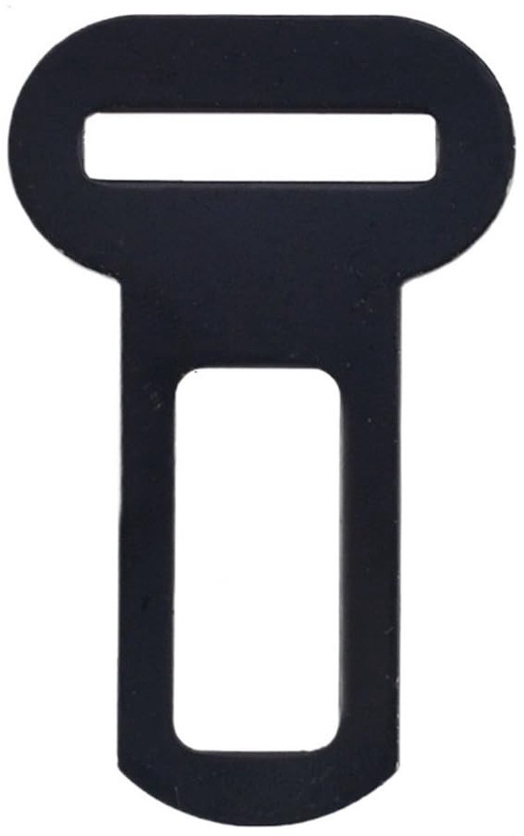 Duurzame gordeladapters voor huisdieren - Metalen clips - 4 stuks - Zwart