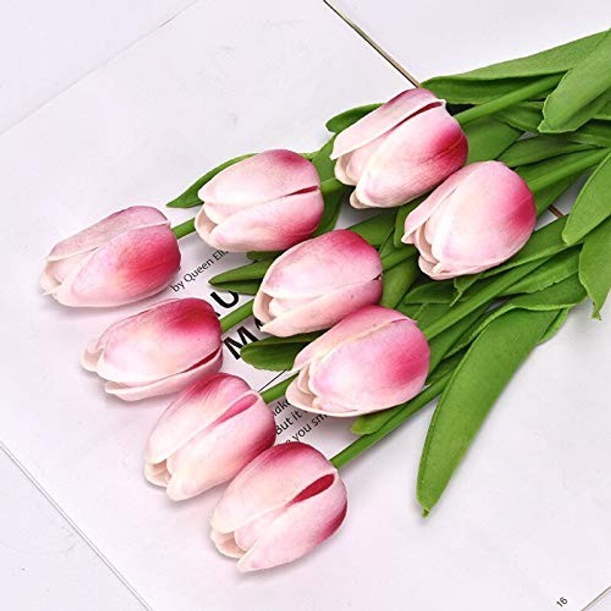 Kunstmatige Tulp Bloem - 5 Stuks Echte Touch voor Bruiloft Decoratie