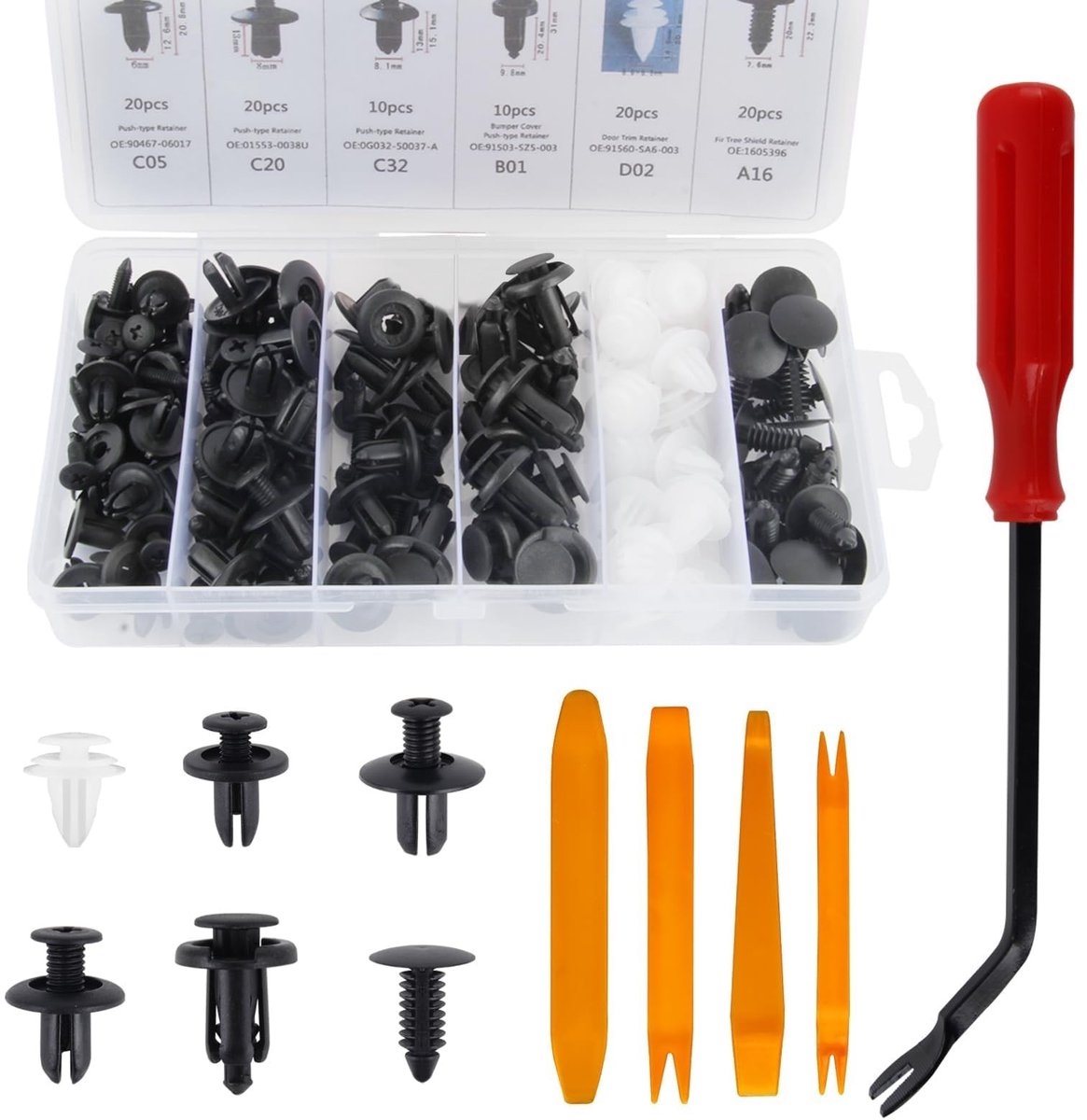 Bevestigingsclips voor Nissan Townstar 2022-2024 - 100 stuks