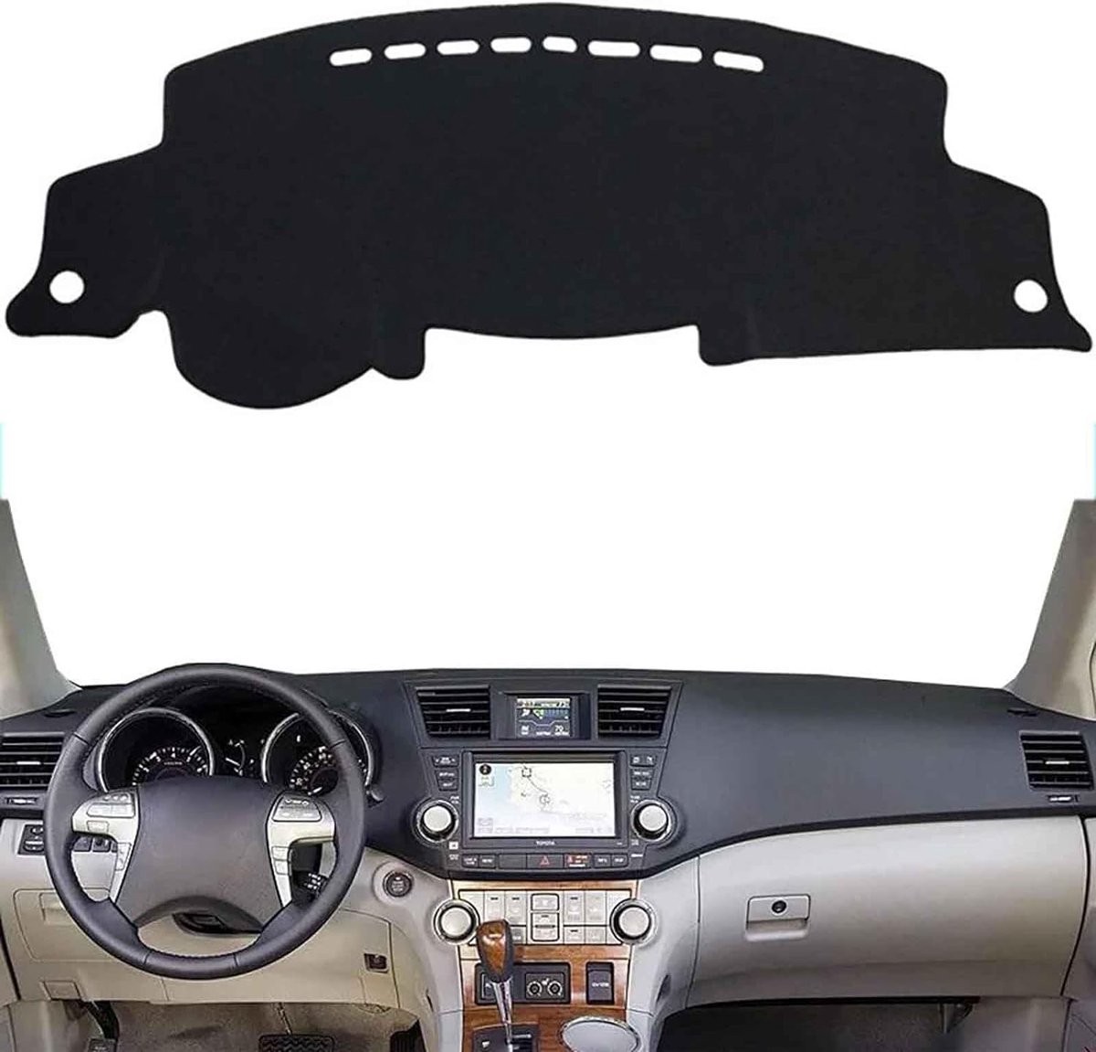 Dashboardhoes voor Toyota Kluger - Antislip, Stof- en Lichtdicht