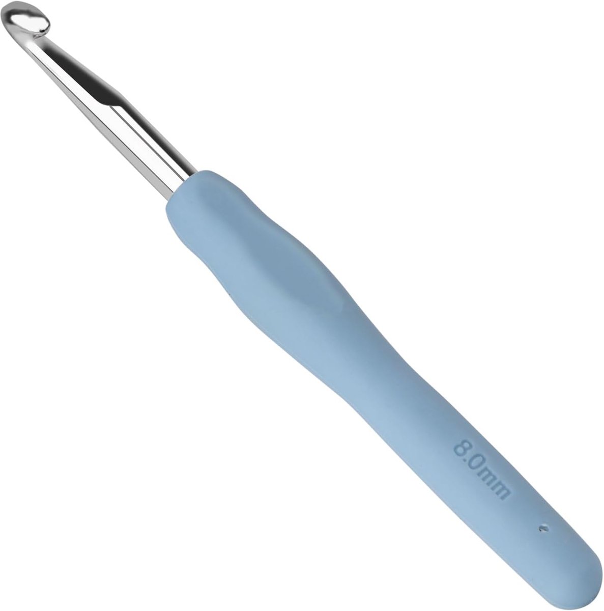 Haaknaalden, ergonomische haaknaalden, ergonomische zachte handgreep van aluminium, voor beginners en hobby's om te haken