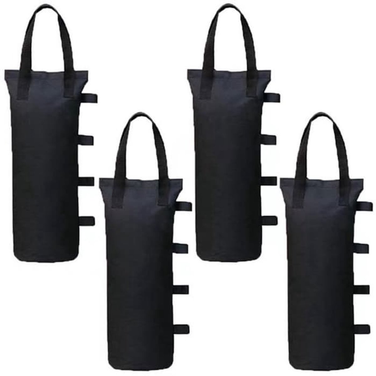 Zandzakken voor ballast, 4 stuks, 20 x 47 cm, 10 kg inhoud, geschikt voor lege ballastzakken, 47 cm, 10 kg, 4 stuks.