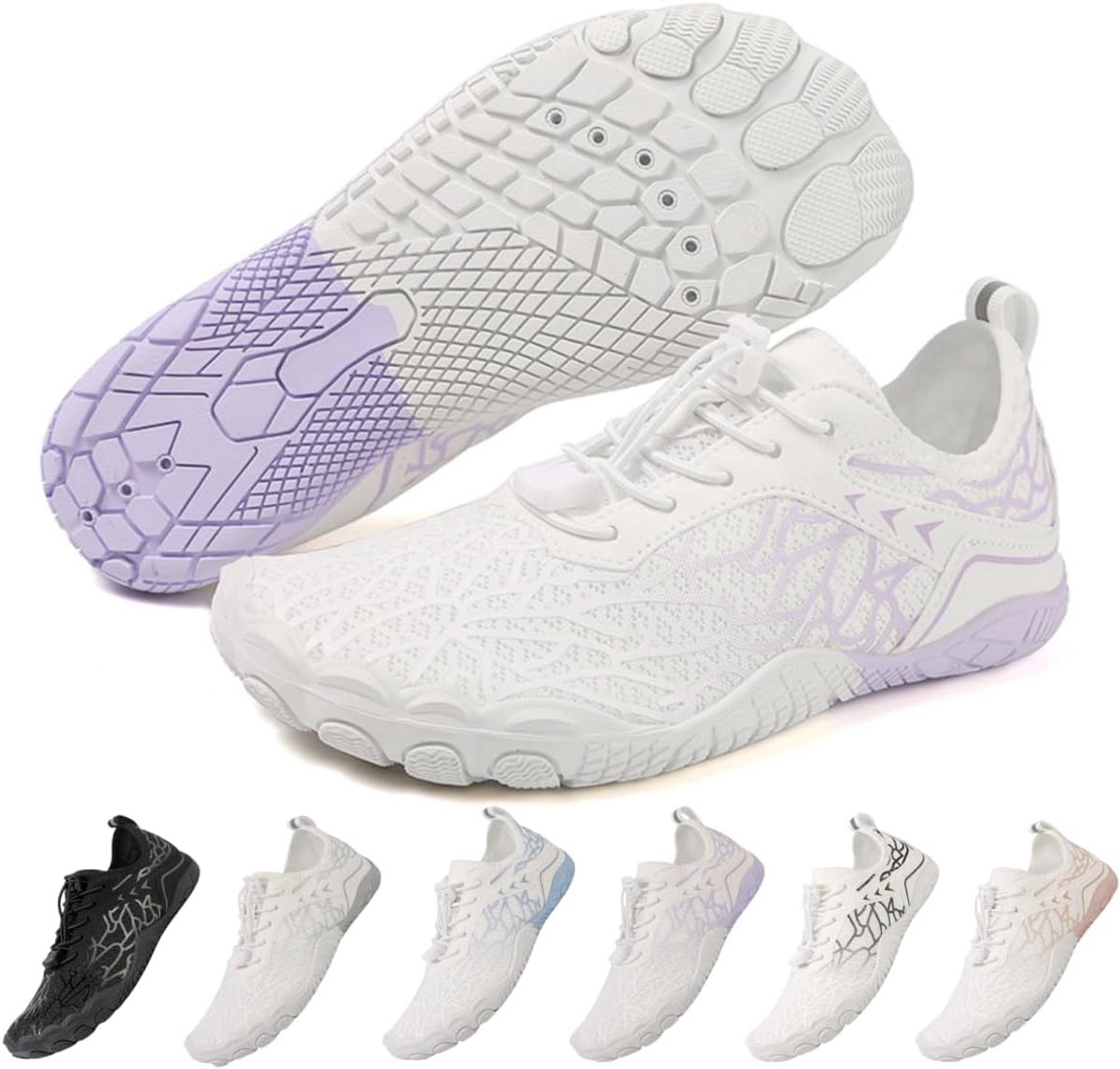 Waterschoenen voor dames en heren, sneldrogend, blotevoetenschoenen, licht, flexibel, sportschoenen, ademend, zwembad, strand