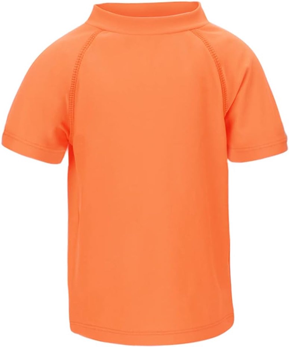 Jongens Zwemshirt Zonnebeschermend Kinderen UV Zwemkleding met Korte Mouw Sneldrogende Badmode Rash Guard Shirts 5~14 jaar