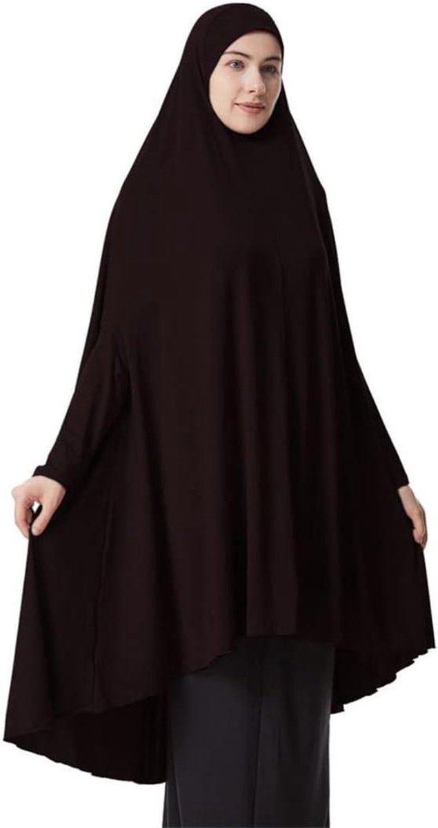 Moslim Sjaal - Gebedskleding - Religieuze Bezigheden - Traditionele Stijl - XL - Koffie