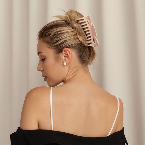 4 stuks wolken klauwclips, zachte flexibole comfortabele klauwclips, flexibele klauwclips, paardenstaart haarspelden voor dik of fijn haar, schoonheidsaccessoi — afbeelding 4