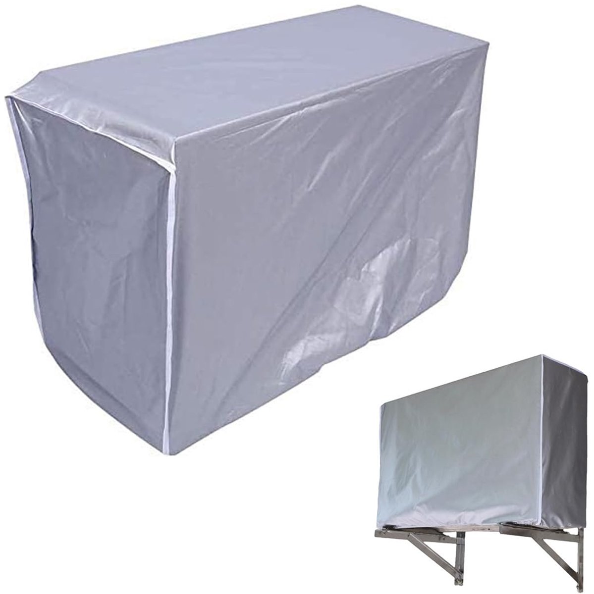 cover van outdoor airconditioner zijn motorhoes voor outdoor airconditioner, waterdicht en stofdicht, beschermt tegen UV stralen en sneeuw, geschikt voor 86°35°60 cm afmetingen.