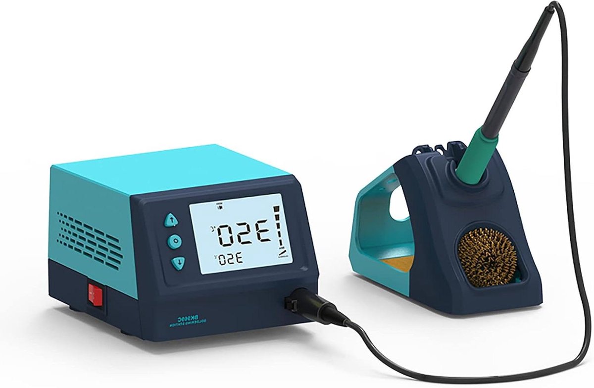 Soldeerstation - Soldeerapparaat Lasapparaat - Elektronica Repareren - Snelle Opwarming - 70W - Zwart