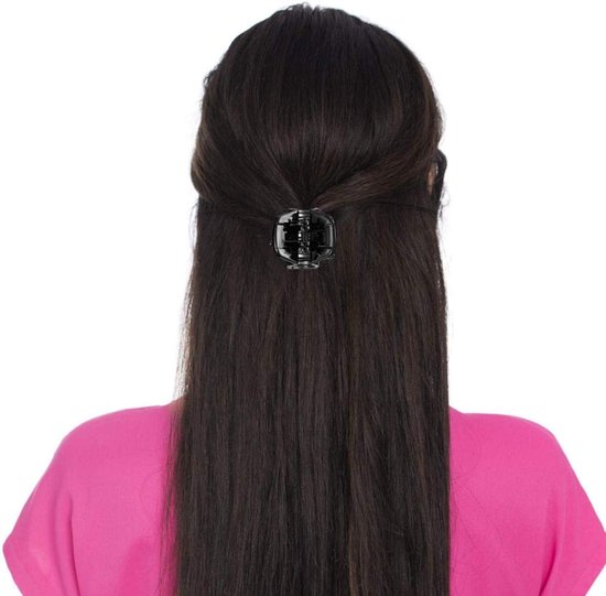 Haarklauwclips middelgrote haarklauwen haarstyling accessoires in 1,3 inch voor vrouwen meisjes, zwart — afbeelding 4