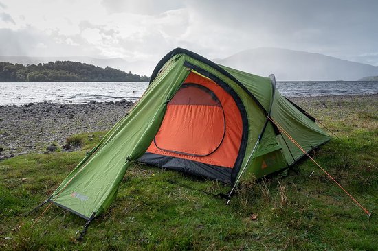 Trekkingtent 2 Persoons - Waterdicht 5000 mm - 4-Seizoenen - Aluminium Stokken - 320 x 140 x 107 cm — afbeelding 2