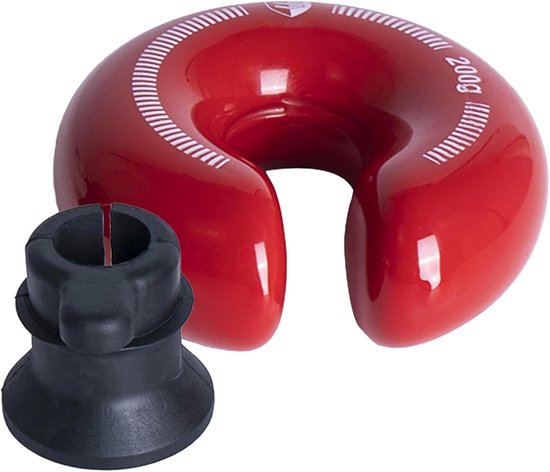 Golfschommel Gewichtenring - Golfclub Gewicht - Golfswing Verbeteren - Slijtvast Aluminiumlegering - 15 x 11.2 x 3.5 cm - Rood — afbeelding 5