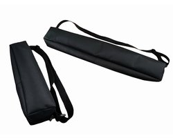 SnelShoppen - Copechilla Hengeltas Waterdicht 100 cm met Schouderriem, Zwarte Opbergtas voor Vissen, Versterkt Materiaal, Ideaal voor Visuitrusting en