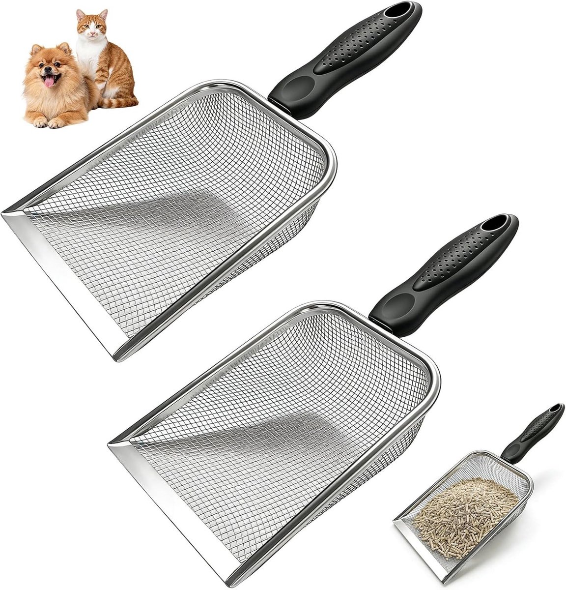 Kattenbakvulling voor een frisse geur en optimale absorptie, 100 g, ideaal voor huisdieren