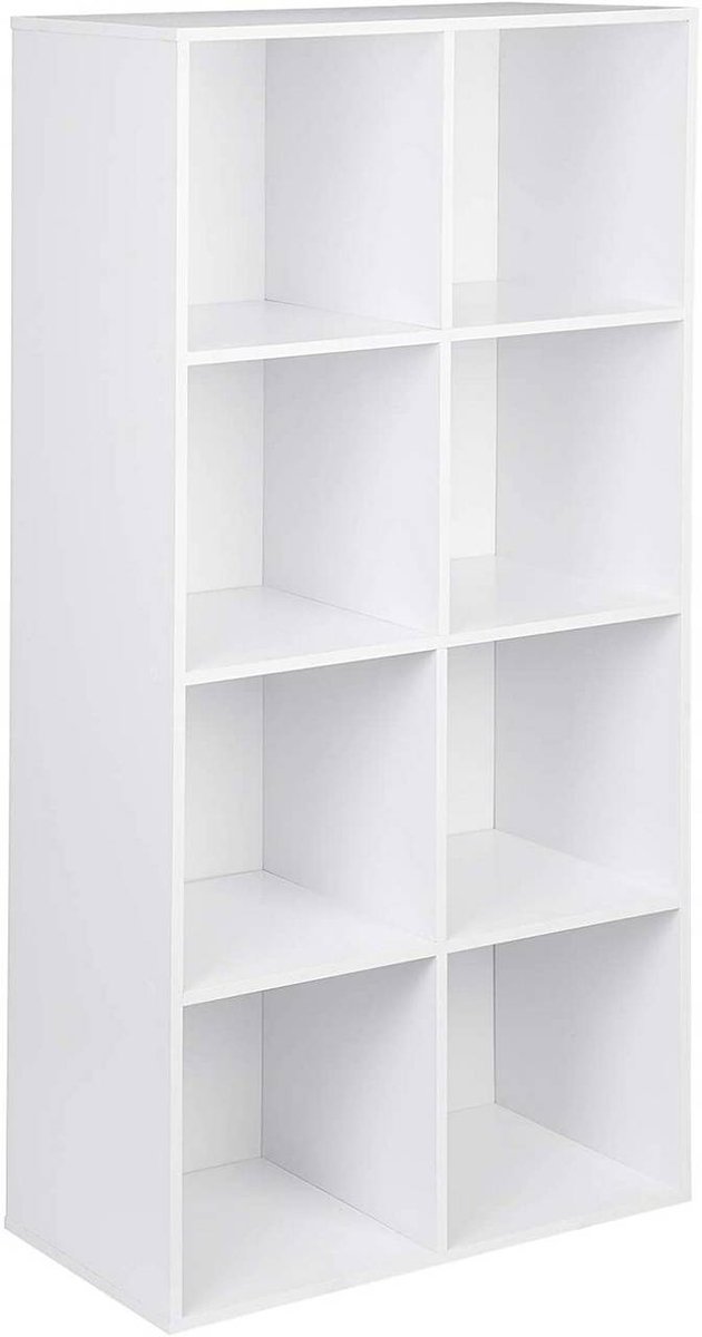 SureDeal® - Boekenkast - Vakken - Staande plank - Vrijstaande kubusplank - 60x29,5x121 cm