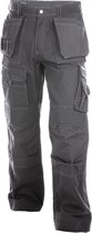 Dassy Texas Canvas holsterzakkenbroek met kniezakken 200595 - binnenbeenlengte Standaard (81-86 cm) - Cementgrijs - 48