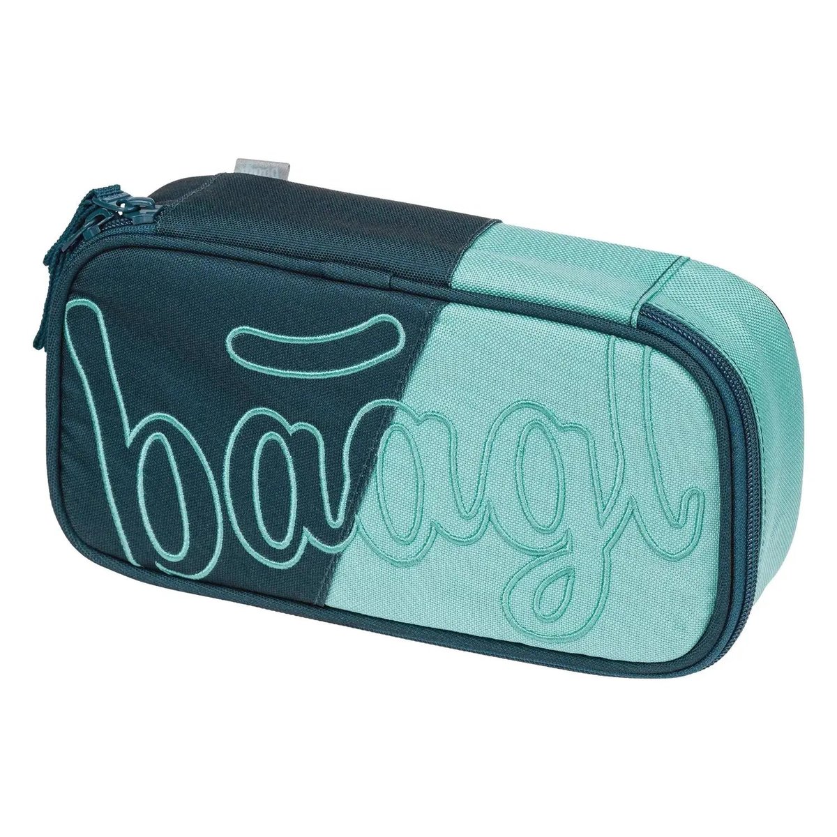 Baagl School etui Petrol 1-rits