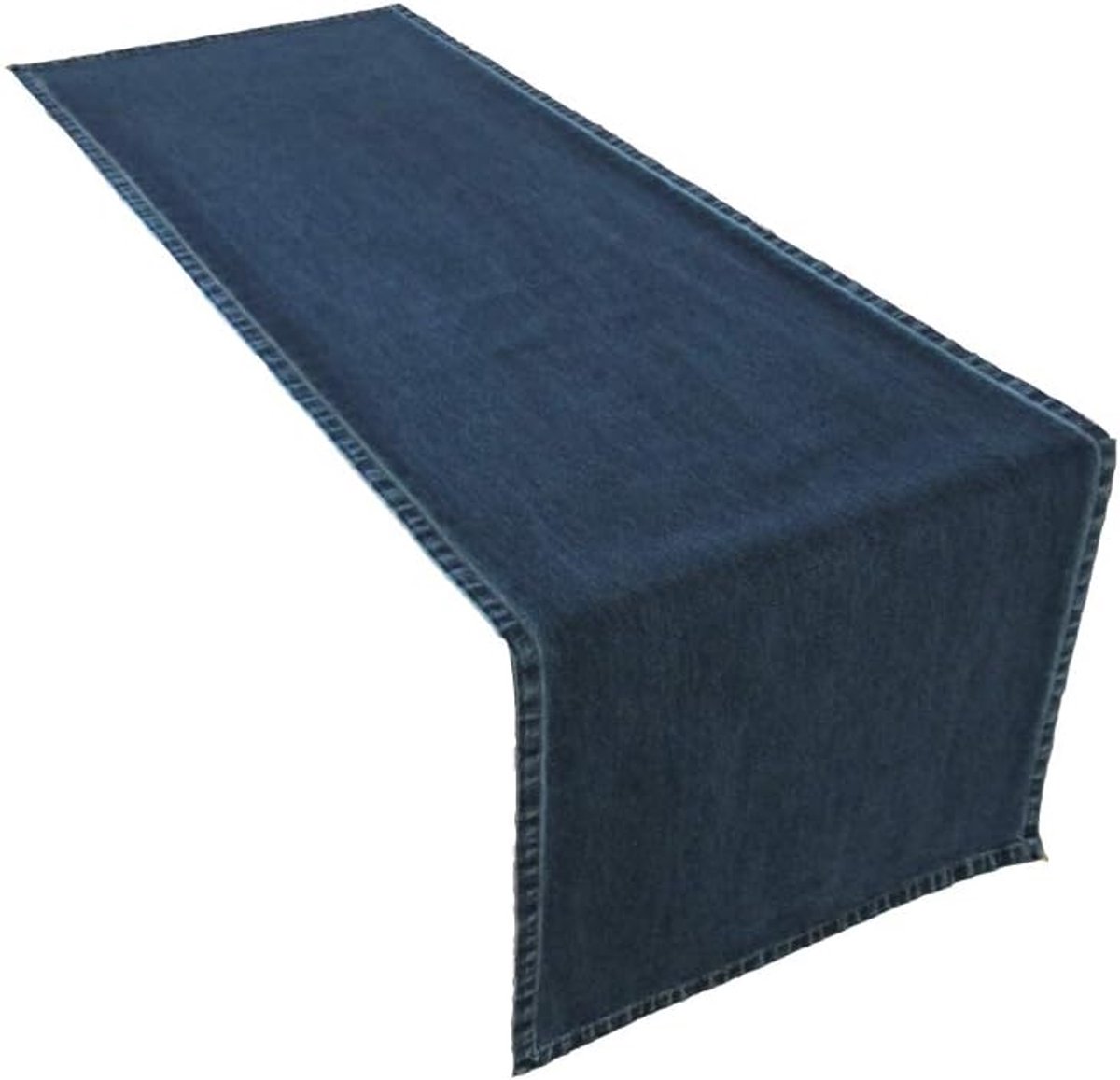 Home Tafelloper Jeans Denim Katoen 45x150 cm Blauw Premium Kwaliteit