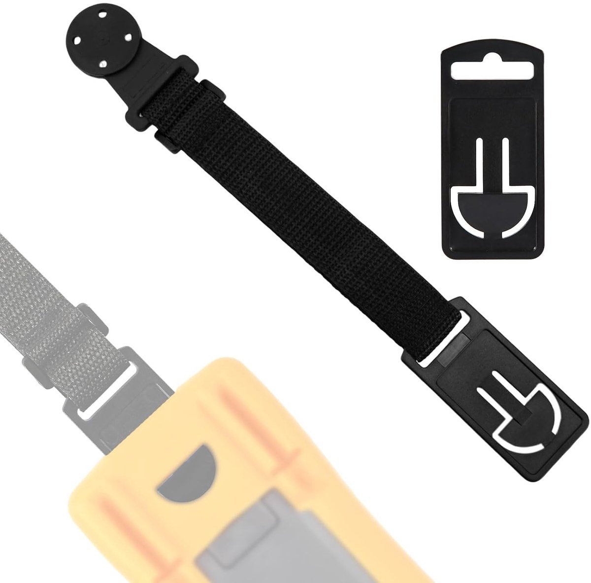 Riemenset, Ophanglus Magneethanger Set Ophangkit Accessoires voor Fluke Digitale Multimeter (Zwart)