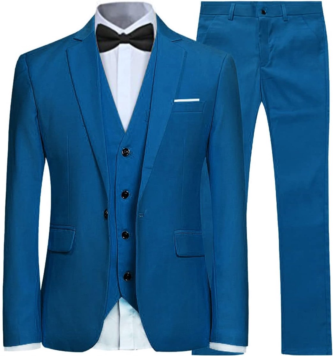 Herenpak, slim fit, 3-delig pak, modern herenpak, 3-delig, colbert, broek voor business, bruiloft