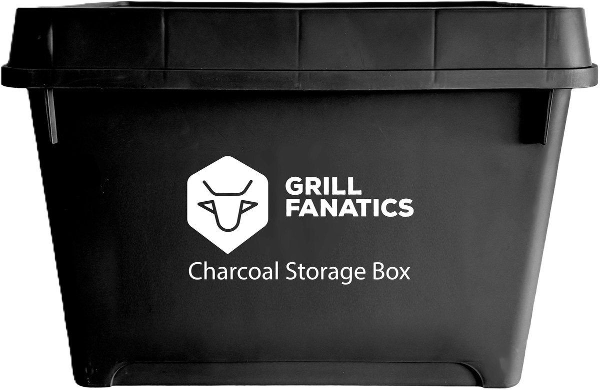 Grill Fanatics Houtskool Opbergbox 60 x 40 x 42 cm - Vochtbestendig
