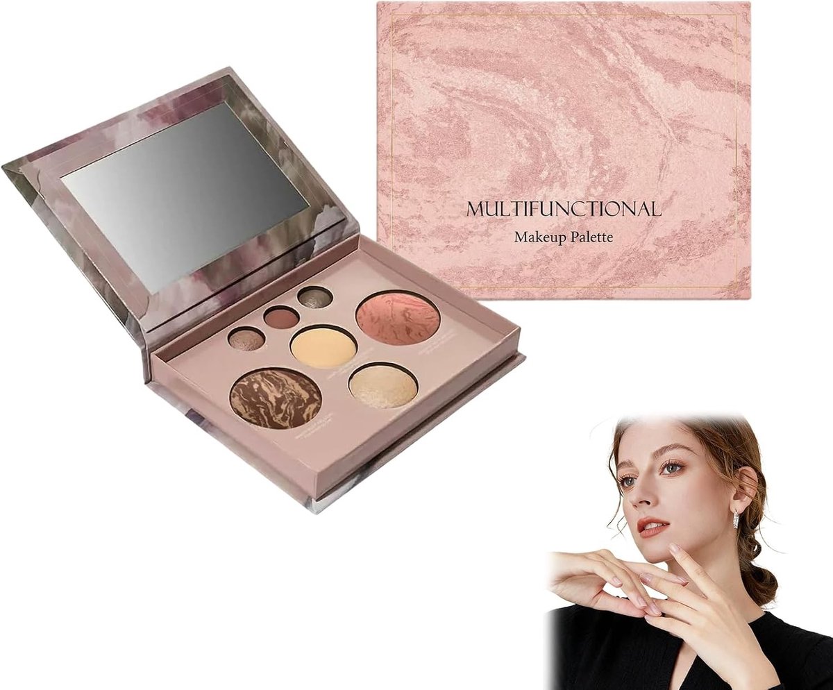 Oogschaduw en Make-up Set voor Vrouwen en Meisjes - Perfect voor Dagelijks Gebruik, Feestelijke Looks en Professionele Make-up