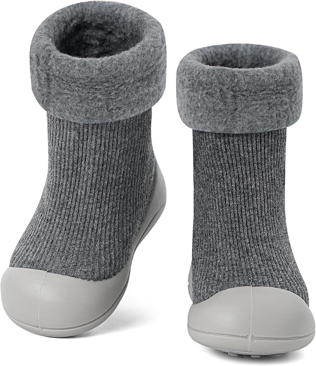 SnelShoppen - Antislip Babysokken Winter voor Eerste Stappen - Comfortabele Babyschoenen voor Jongens en Meisjes - Warm, Zacht, Diverse Kleuren, Perfe