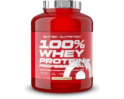 Scitec Nutrition® - 100% Whey Protein Professional (1816 gram - Vanilla) - Vanille - 60 eiwitshakes - Premium proteine poeder met leucine, glutamine, arginine, taurine, papaïne en bromelaïne