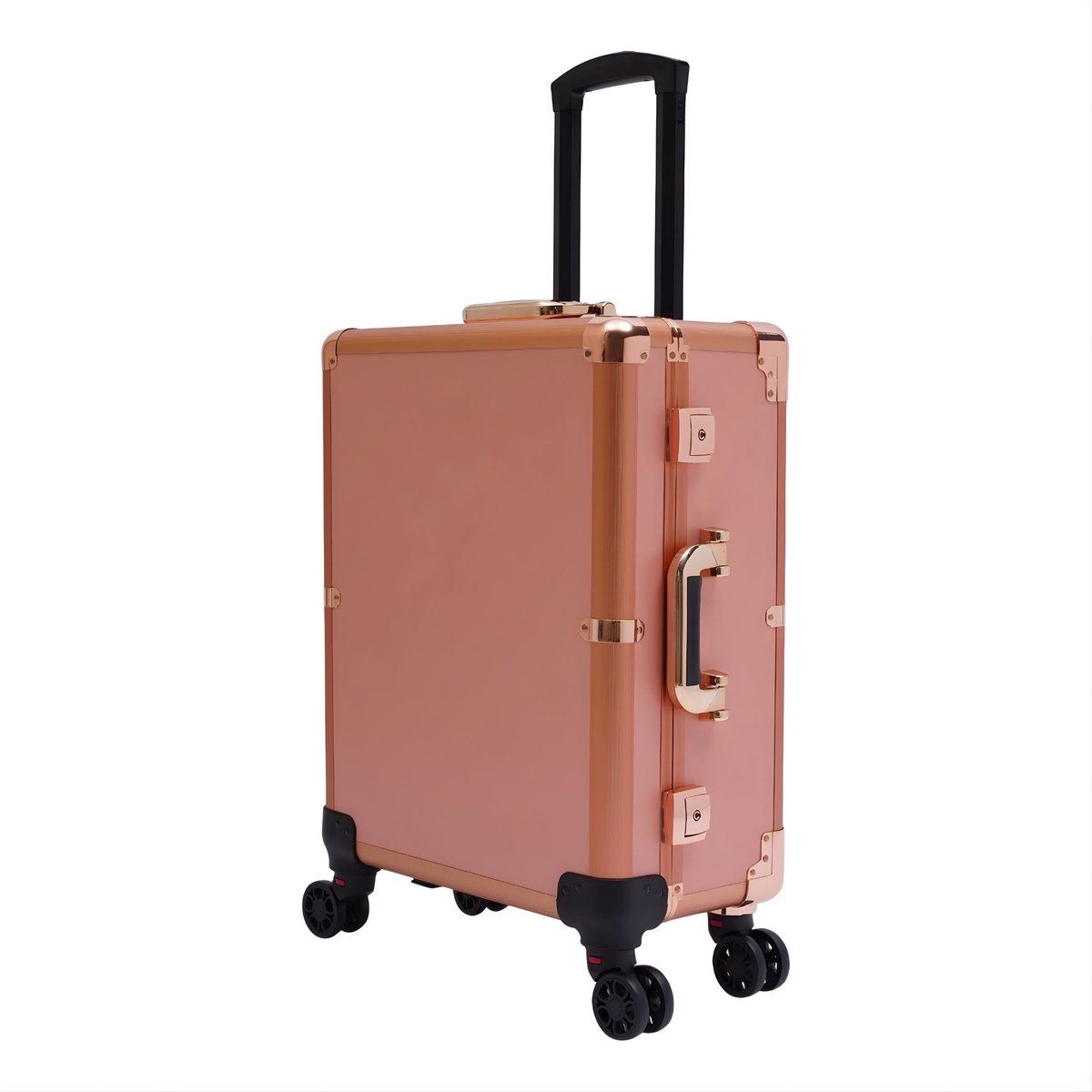 Make-up Koffer Luxe - 56 cm Aluminium - LED-Verlichting - 4 Wielen - 3 Lichtmodi - EU-Stekker