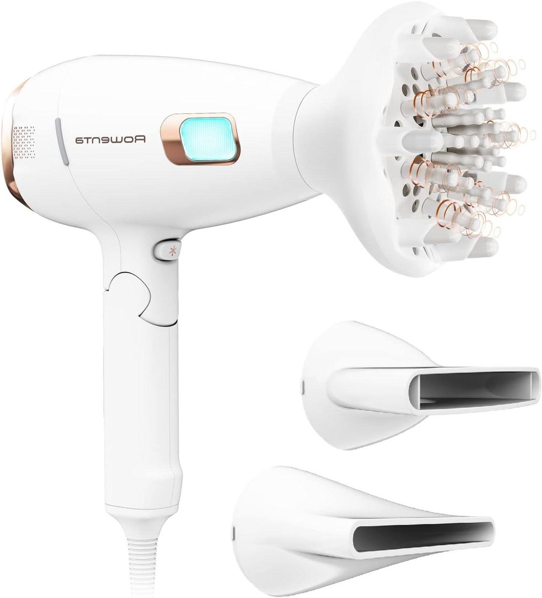 Haardroger Scalp Care - Föhn Massage - Haar Verzorgen - Actieve Scalp Revitalizer - 2200 W - Zwart