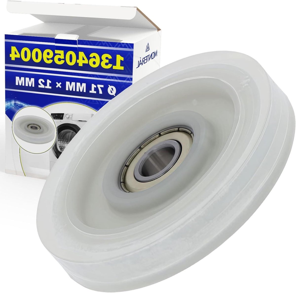 Tension roller droger Spanrol droogtrommel Droger reparatie Originele codering Standaard maat Wit