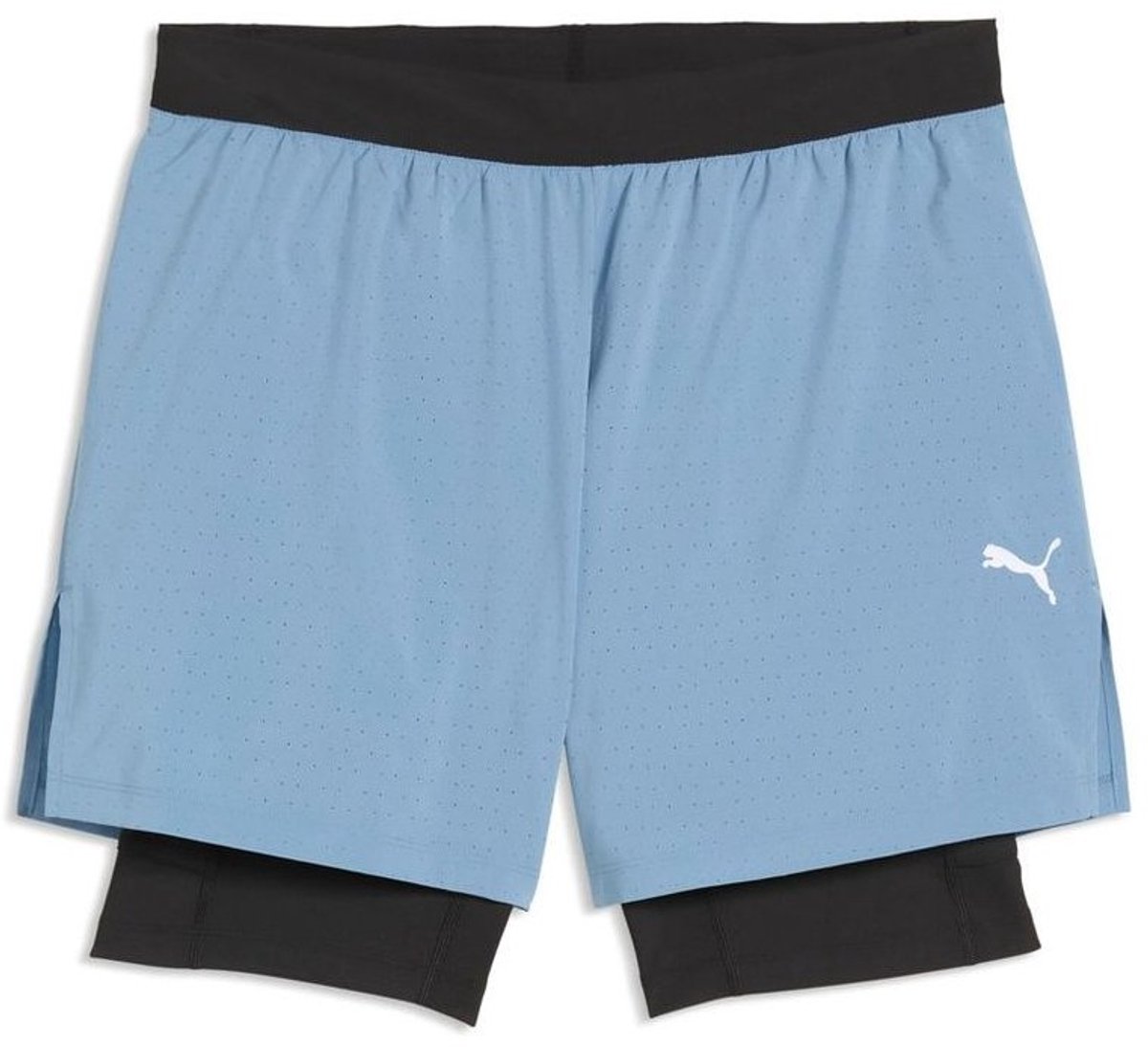 Puma sportbroek M Dreamrun 2-in-1 5” DryCELL Short 528551 Blauw
