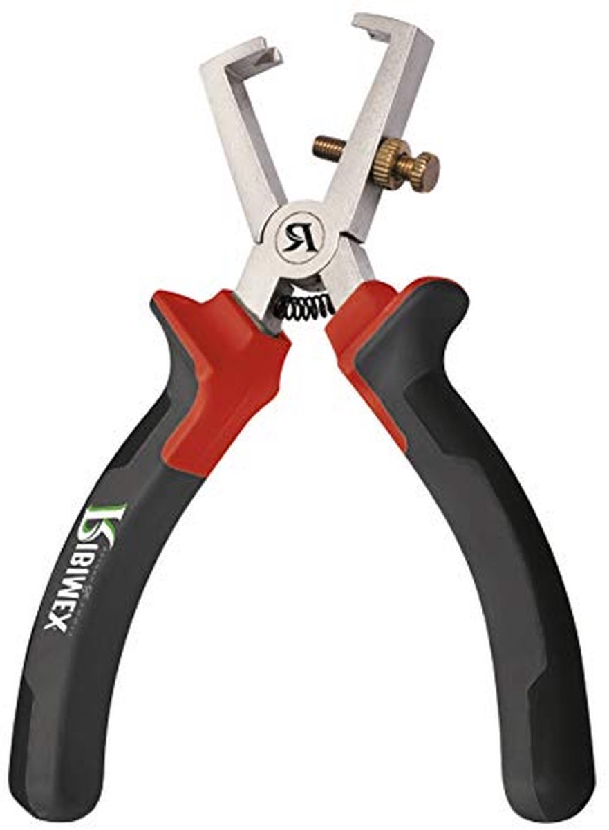 Striptang - Draadstripper Kabelstripper - Kabel Strippen - Gesmeed Chroom-Vanadium - 160 mm - Zilver