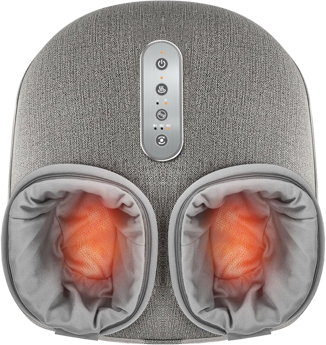 SnelShoppen - Voetmassageapparaat met Warmte, Diep Knedend Massage, Verlichting voor Vermoeide Spieren, Plantaris, Ergonomisch Ontwerp, Thuis Gebruik,