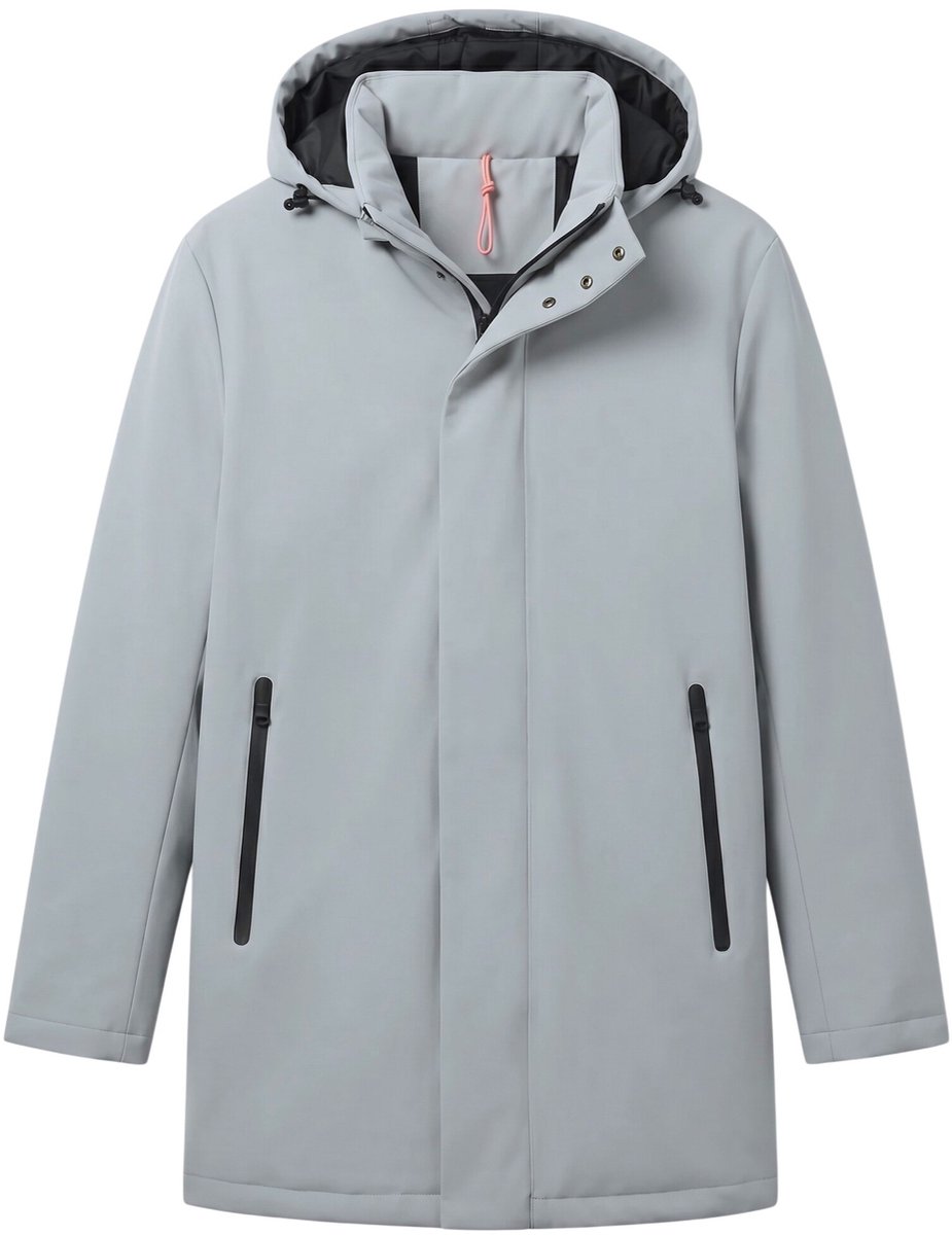 Parka Heren Winterjas - Herenjas - LF8766 - Wit - Maat S