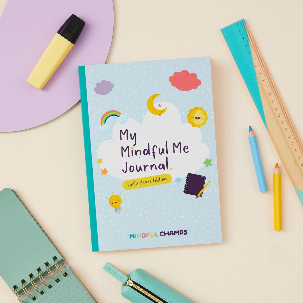 SnelShoppen - Mindful Me Journal Early Years Edition - Kinderjournal voor Zelfreflectie, Creativiteit & Groei - Geschikt voor Kinderen, Uniek Ontwerp,