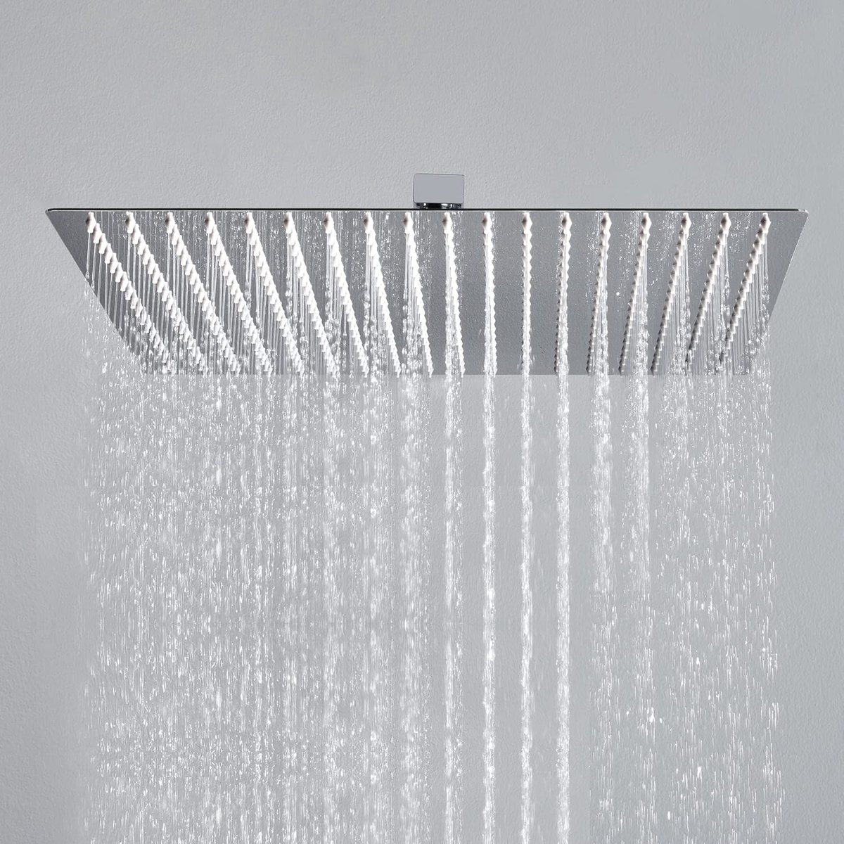 SnelShoppen - JOHO 304 Hoofddouche Douchekop Regendouche 40x40cm - Ingebouwde Regendouche, Luxe Chroom, Hoogwaardige Kwaliteit, Ideaal voor Badkamer e