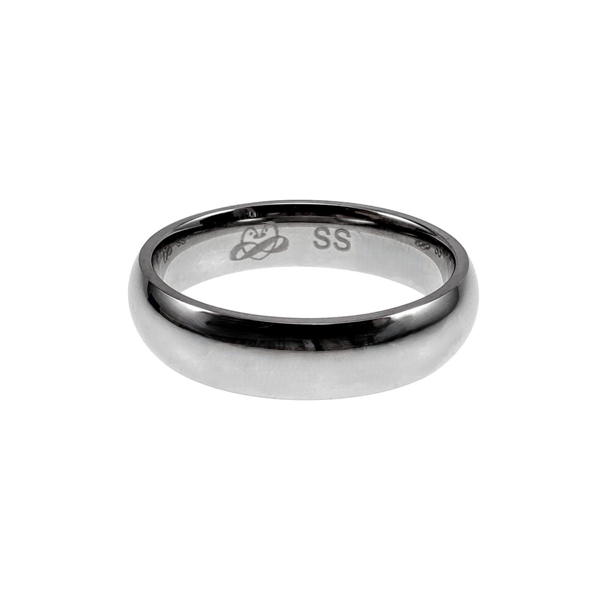 Tijdloze Vriendschapsring Trouwring Verlovingsring Unisex, 5 mm Breed - Roestvrij Staal