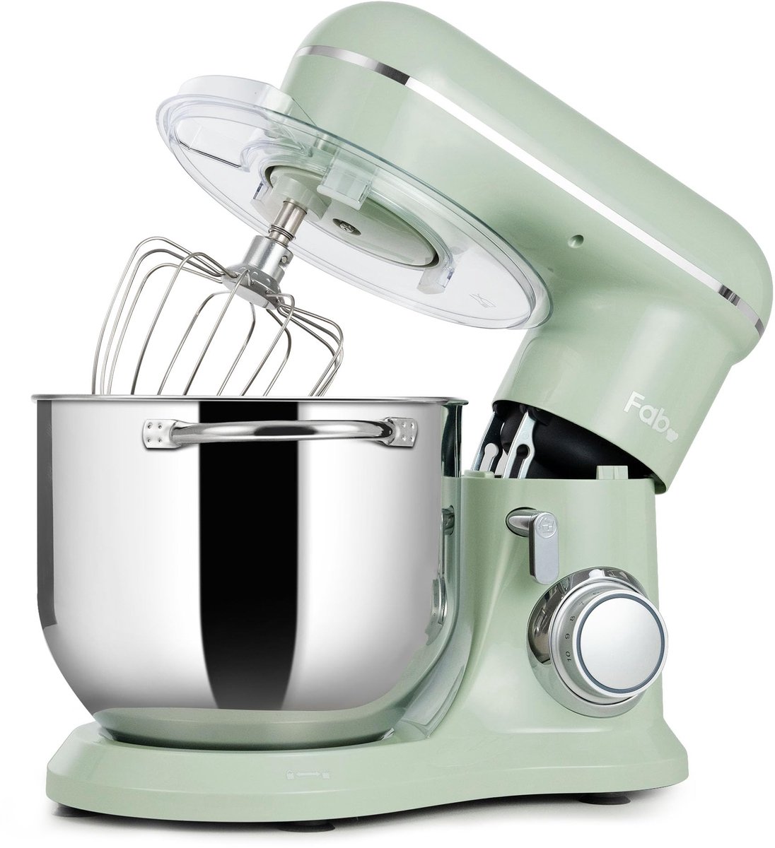 SnelShoppen - Kitchen in the box Keukenmachine 8L Kneedmachine 2000W 10 Snelheden met Roerhaak, Kneedhaak en Garde - Zwart - Perfect voor Deeg, Taarte