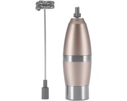 Elektrische Melkopschuimer - Koffie Mixer Eierklopper - Dranken Bereiden - Hoge Snelheid 19000 RPM - 107 g - Goud