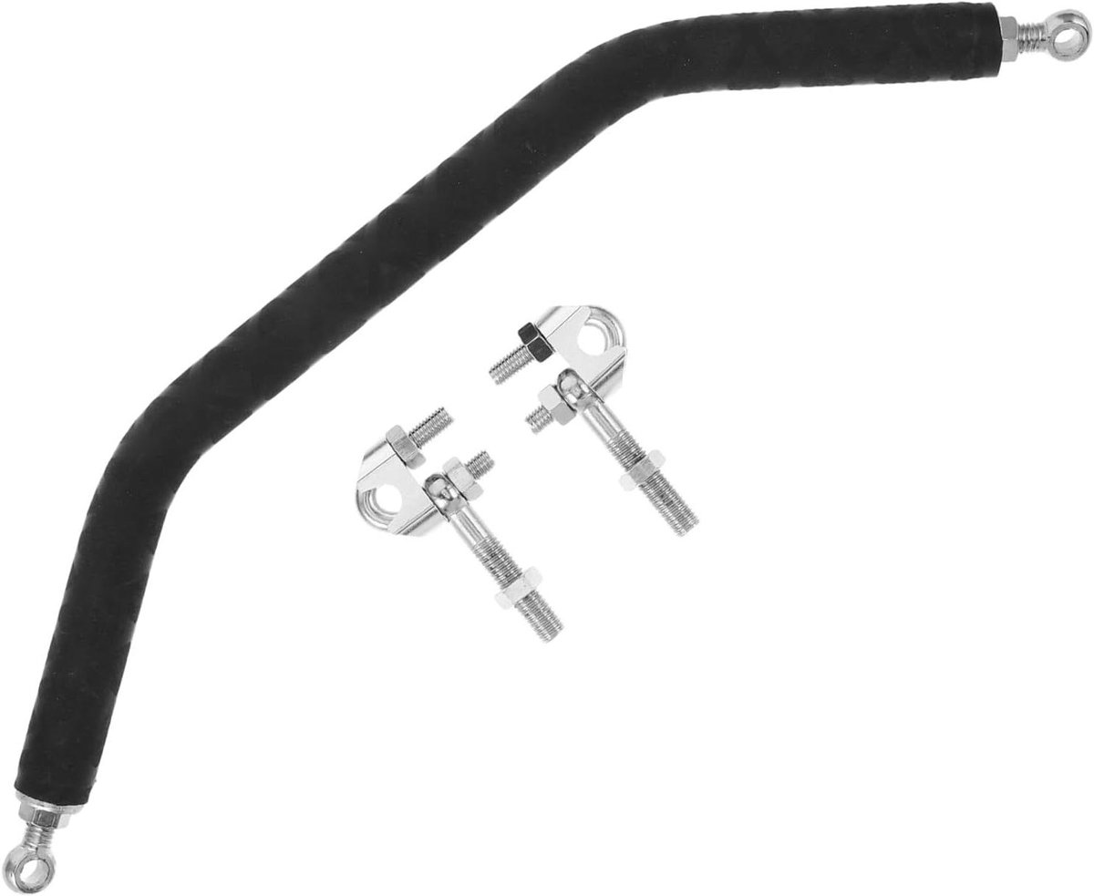 Kinderstep Stuur - Step Handvatten - Veiliger Rijden - Aluminium Legering - 42 cm - Zwart