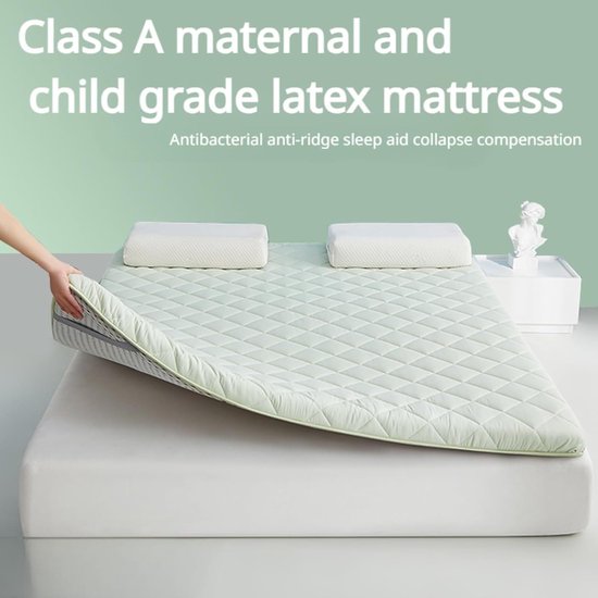 Japanse futonmatras - Opvouwbare matras tatami - Comfortabel slapen - Traagschuim en latex - 150 x 190 cm - C — afbeelding 3