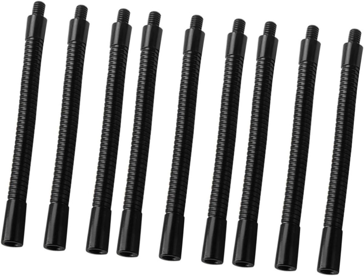 Microfoon Verlengstang - Microfoonarm Buigbaar - Audio Opnemen - Stevige Legering Constructie - 18 cm - Zwart