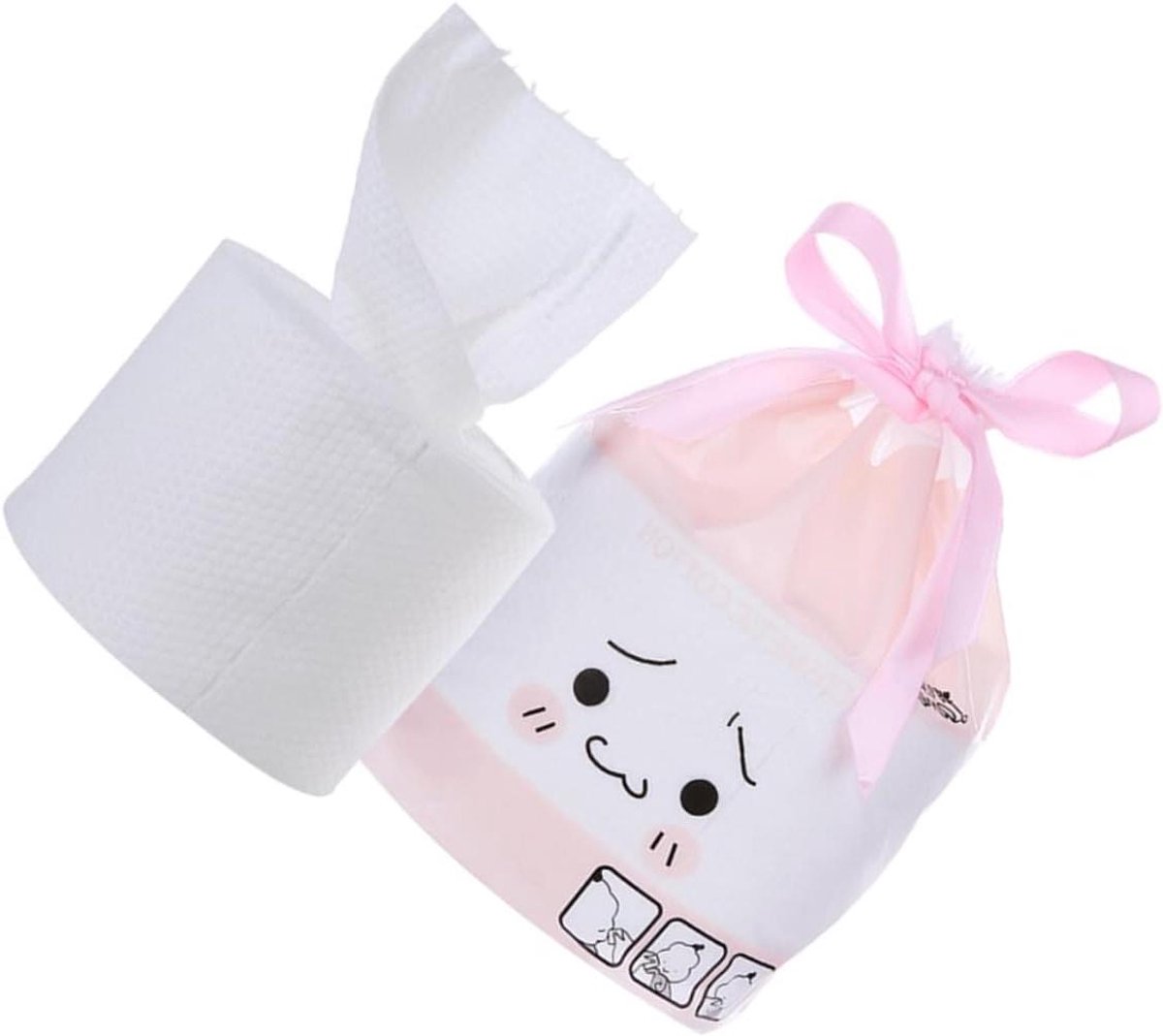 Wegwerp Washandjes - Gezichtshanddoekjes Make-up Pads - Gezichtsreiniging - Nat en Droog Gebruik - 80 stuks - Wit